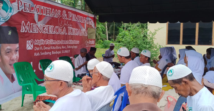 Tuan Guru Ganjar Beri Pelatihan Cara Mengelola Keuangan Di Sumut