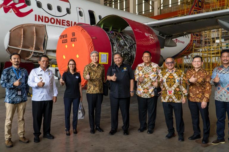 Airlangga Dorong Bisnis Aviasi Berbasis MRO Dilakukan Di Dalam Negeri