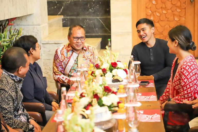 Bertemu Wali Kota Danny Pomanto Ketum Psi Kaesang Puji Kemajuan Kota Makassar