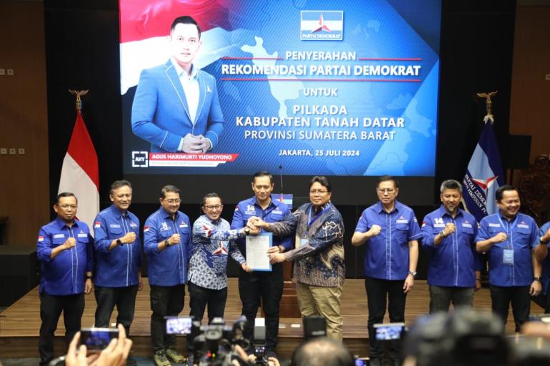 Demokrat Usung Eka Putra-Ahmad Fadli Di Pilkada Tanah Datar