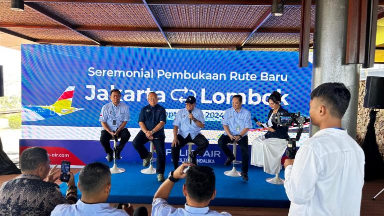 Dukung Ekosistem Wisata Nasional, Pelita Air Buka Rute Jakarta-Lombok