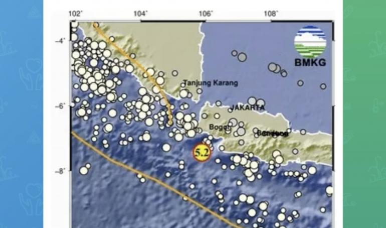 Gempa M5,2 Guncang Muarabinuangeun Banten, Tidak Berpotensi Tsunami