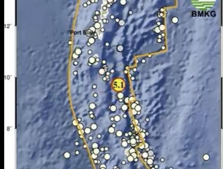 Gempa Terkini Guncang Sabang Aceh BMKG Magnitudo 5 1 Ini Titik