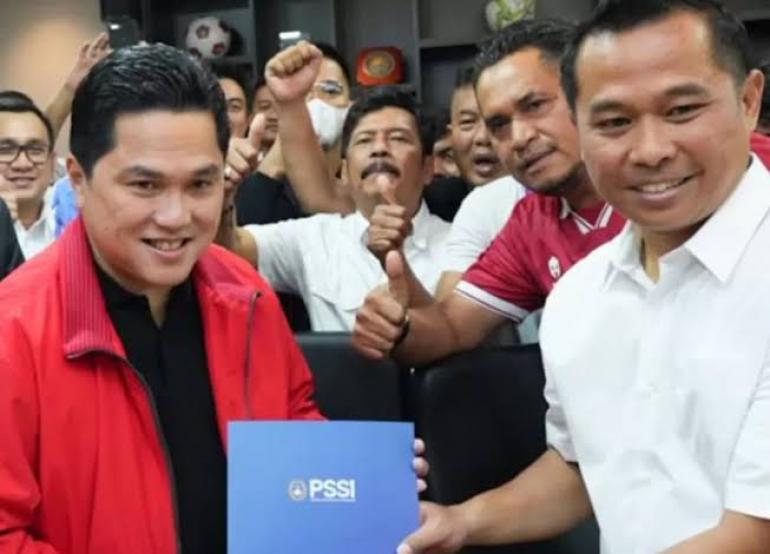 Gigih Perjuangkan U Pengamat Nilai Posisi Erick Thohir Untuk