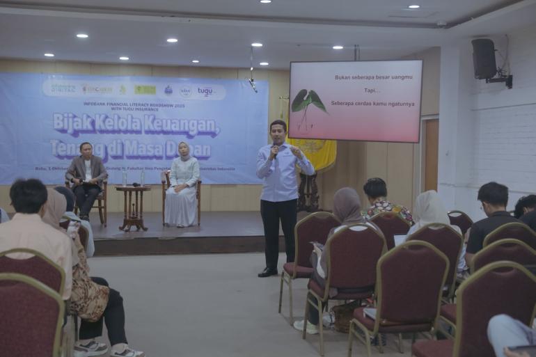 Infobank Digital Bekerjasama dengan Tugu Insurance Selenggarakan Literasi Keuangan di UI
