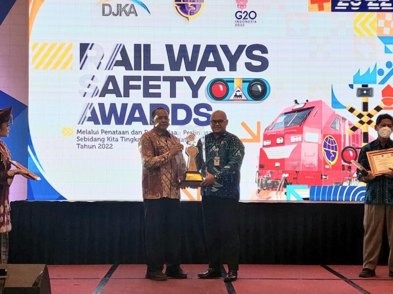 Jateng Sabet Juara Pertama Railway Safety Awards 2022