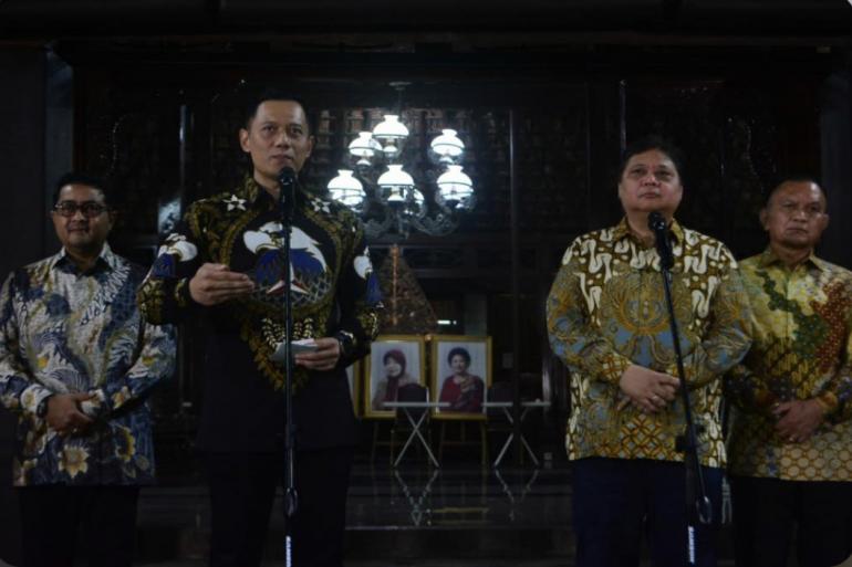 Ketemu SBY, Airlangga Kenang Kebersamaan 2004-2014 Koalisi Pilpres ...