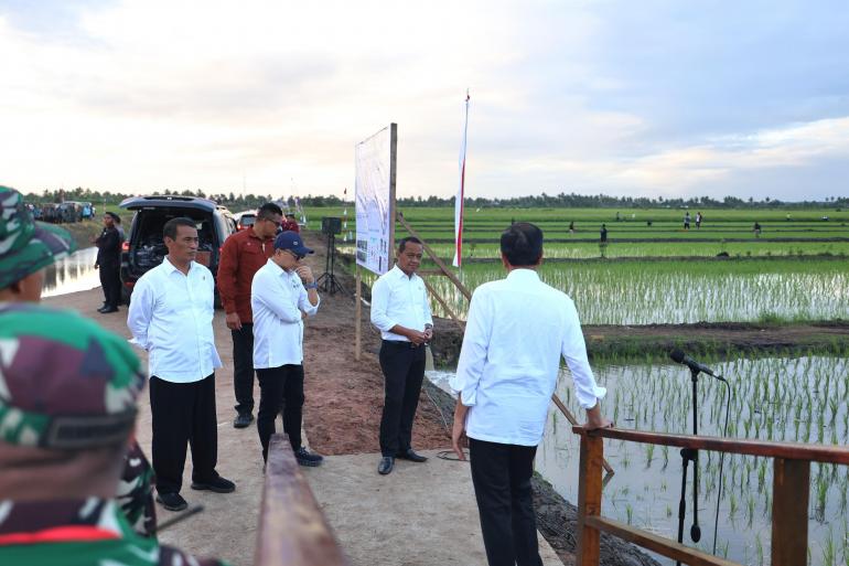 Mentan: Presiden Sangat Mendukung Pengembangan Pertanian Modern Di Merauke