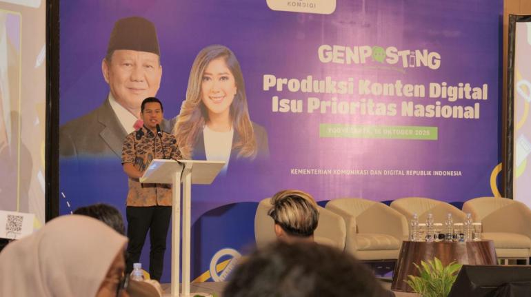 Kemkomdigi Mengajak Masyarakat Meningkatkan Literasi dan Membuat Konten yang Positif