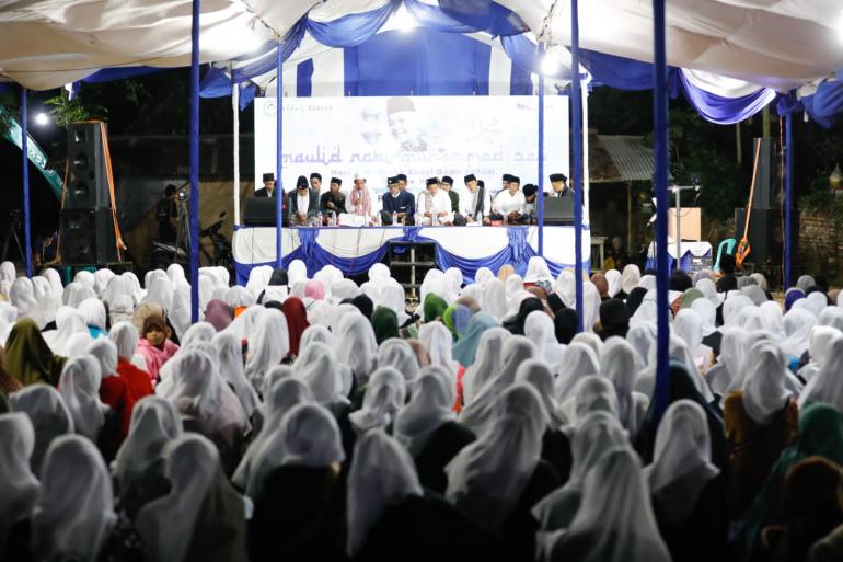 Peringati Maulid Nabi Muhammad Saw Santri Dukung Ganjar Banten