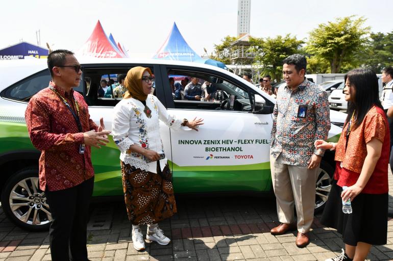 Pertamina-Toyota Uji Coba Bioethanol 100% Di GIIAS 2024