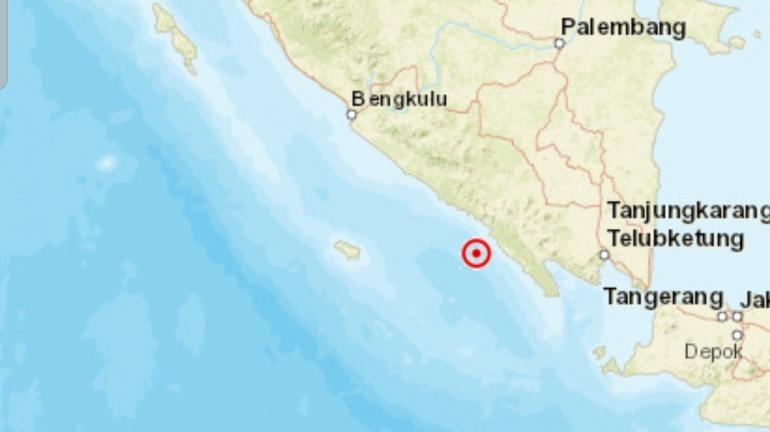 Pesisir Barat Lampung Diguncang Gempa Bermagnitudo 4