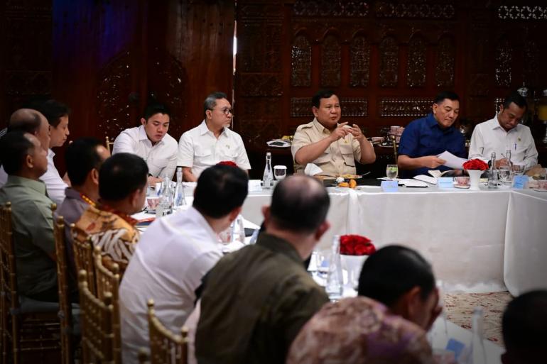 Prabowo Adakan Rapat di Kertanegara, Bahas Peningkatan MBG dan Ketahanan Pangan