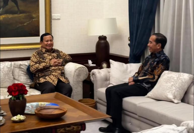 Prabowo dan Jokowi Berjumpa Kembali, Istana Mengungkapkan Percakapan Mereka
