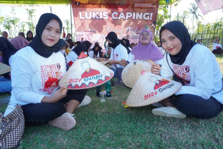 Sahabat Ganjar Gelar Lomba Lukis Mural Plus Bazar Murah Di Jatim Dan