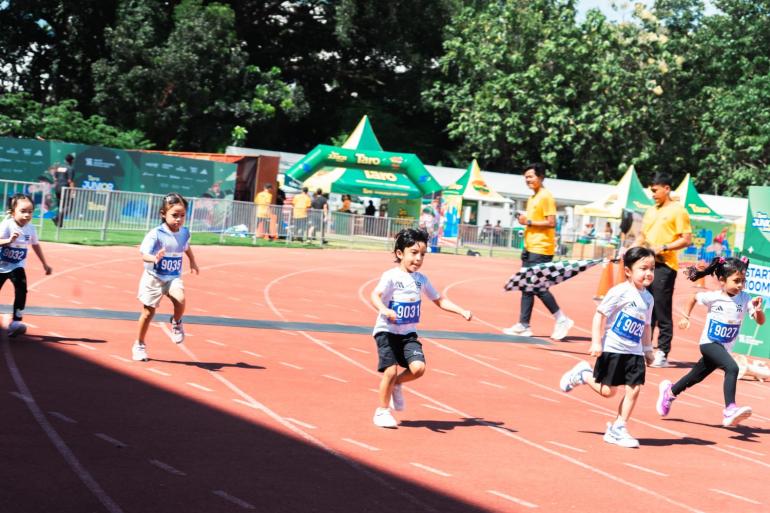 Taro Junior Dash 2025 Mempersembahkan Keceriaan Lomba Lari Anak di Stadion Madya GBK Taro Junior Dash 2025 Mempersembahkan Keceriaan Lomba Lari Anak di Stadion Madya GBK