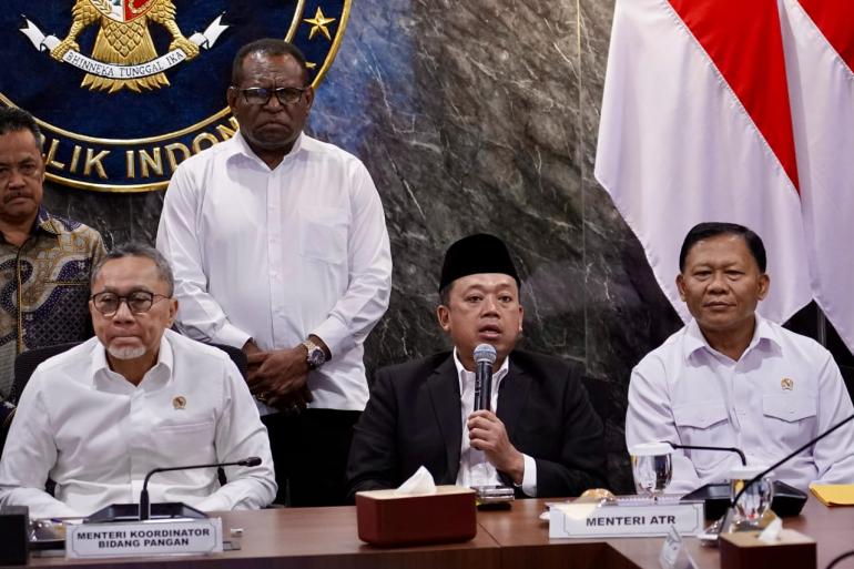 Tandatangani RTRW Papua Selatan, Nusron Gaspol Dukung Ketahanan Pangan Prabowo