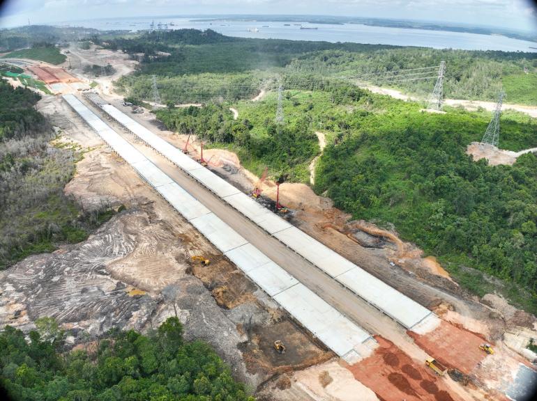 Waskita Beton Precast Suplai Spun Pile Ke Mega Proyek Jalan Tol Ikn