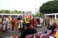 Pertama Kali Dalam Sejarah Upacara Kemerdekaan RI Di Istana Para Menteri Joget Depan Presiden