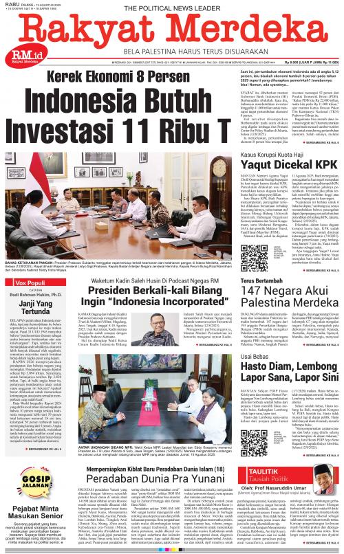 Epaper 13 Agustus 2025