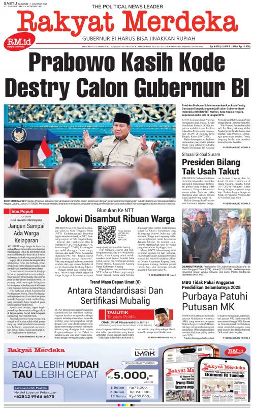 Epaper 1 Agustus 2026