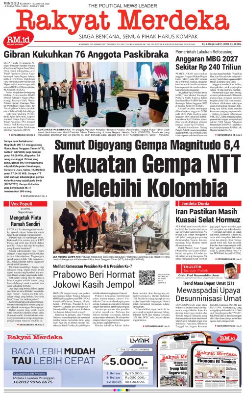 Epaper 16 Agustus 2026
