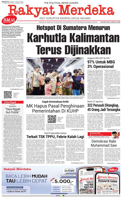 Epaper 30 Agustus 2026