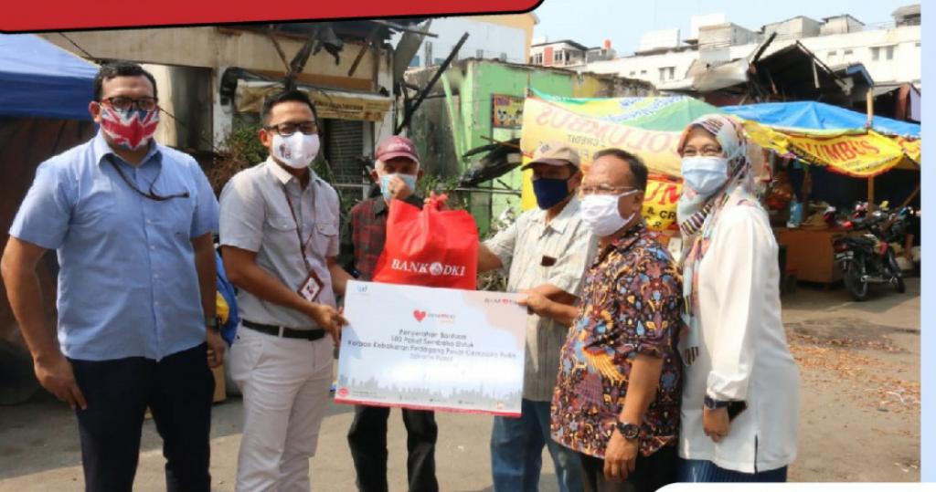 Bank DKI Beri Bantuan CSR 100 Paket Sembako Korban ...
