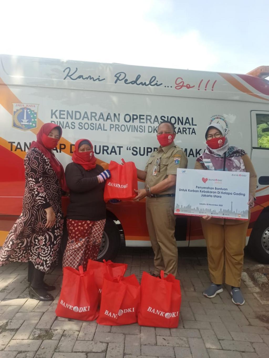 Bank DKI Serahkan Bantuan kepada Korban Kebakaran di ...