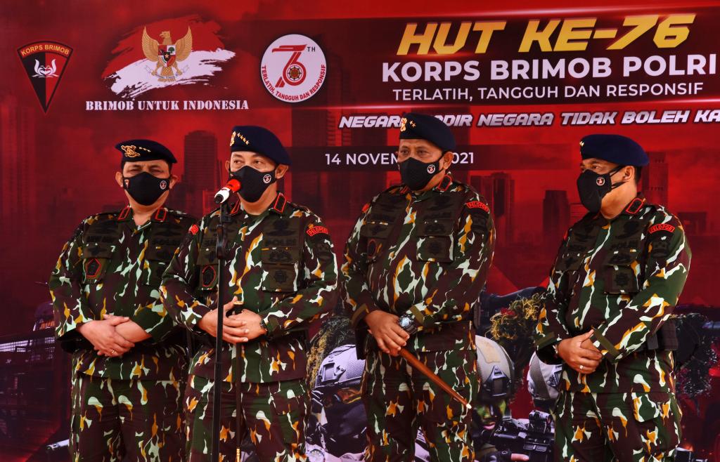 HUT Ke 76 Korps Brimob