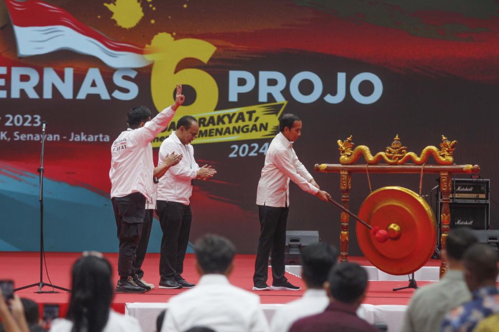 Jokowi Buka Rakernas Projo VI