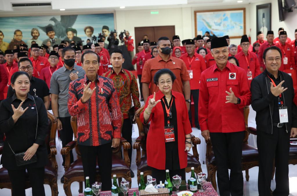 Jokowi Hadiri Rakernas PDIP