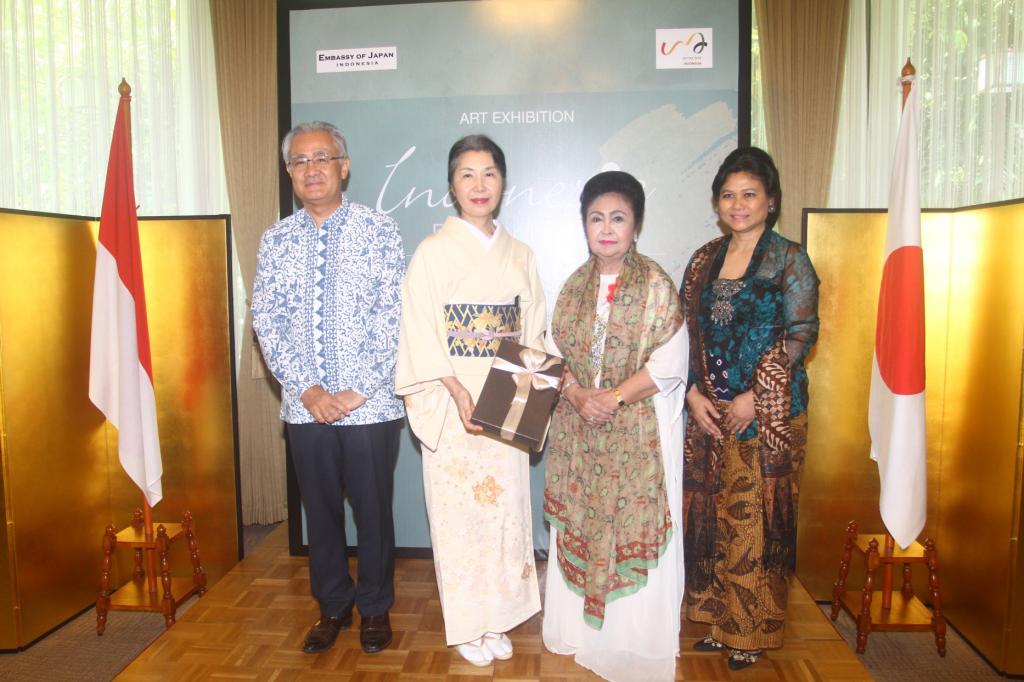 Kedubes Jepang  Gelar Pameran Masterpiece Seni  Rupa  Indonesia