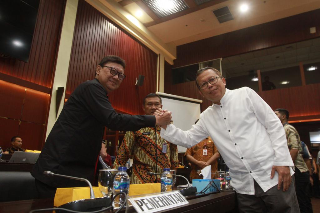 Mendagri Raker Dengan Baleg DPR