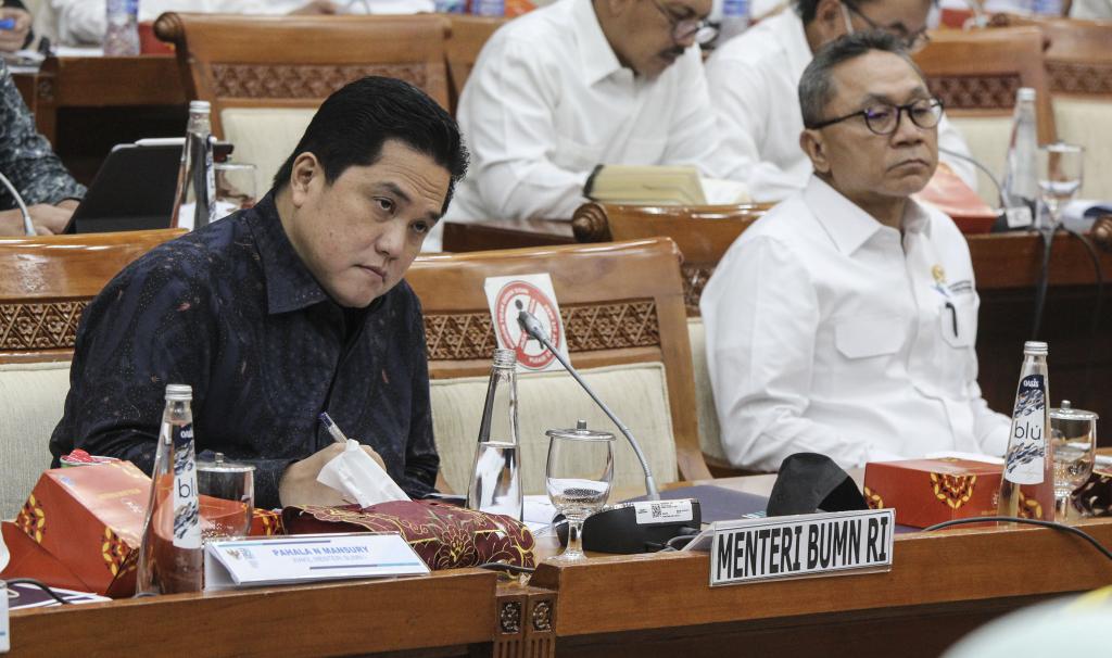 Menteri BUMN Dan Mendag Raker Dengan Komisi VI DPR