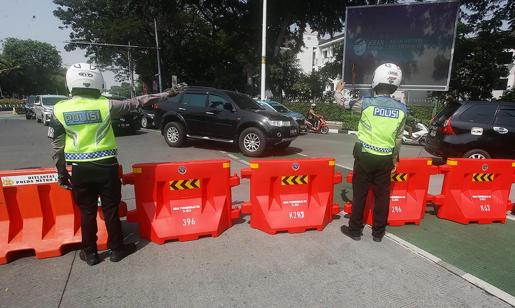 Polisi Lakukan Rekayasa Lalu Lintas Saat KTT ASEAN