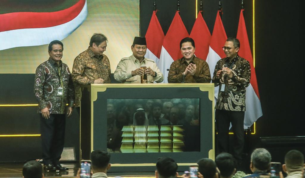 Prabowo Luncurkan Bank Emas