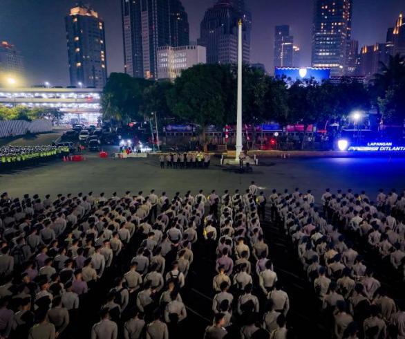 13.859 Personel Gabungan Siap Amankan HUT ke-81 RI di Jakarta