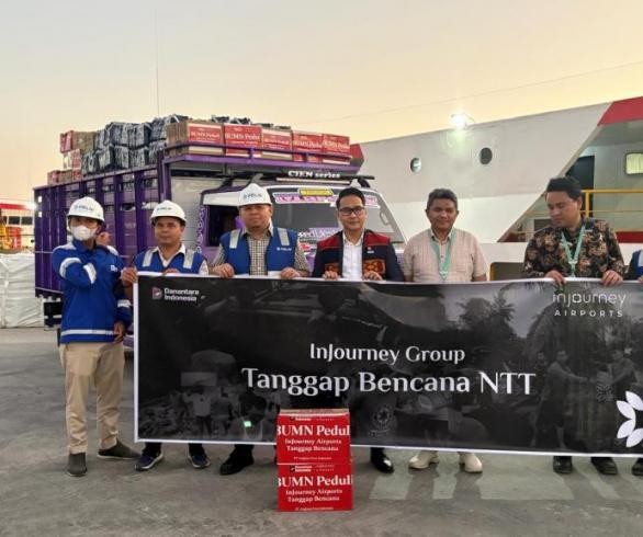 InJourney Airports Salurkan Bantuan Untuk Korban Gempa NTT