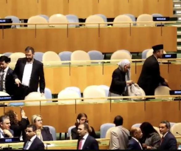 Delegasi Indonesia Walk Out Saat PM Israel Benjamin Netanyahu Bersiap Pidato