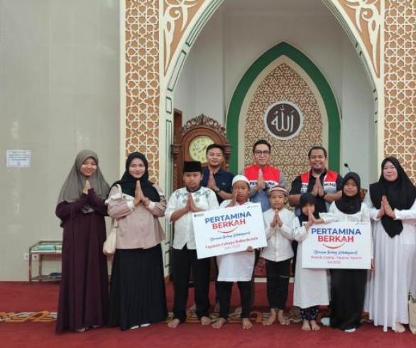 Ambil Bagian dalam Program Pertamina Berkah, Pertagas Bantu 12 Yayasan Sosial