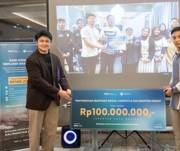 Peduli Korban Karhutla Kalbar, Gamma Thohir Kerahkan Bantuan Dan Relawan Muda