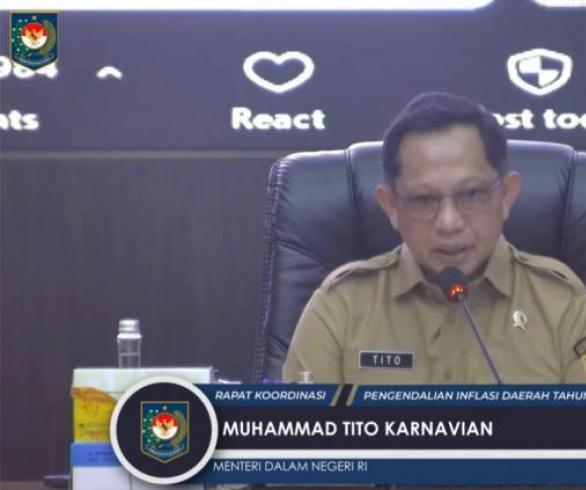 Jangan Sampai Tembus 3,5 Persen Inflasi September 3,28 Persen, Tito: Waspadai Daging dan Telur Ayam Ras
