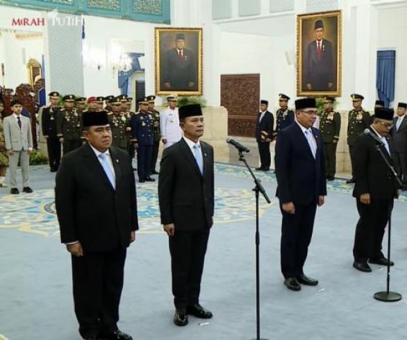 Reshuffle ke-8: Prabowo Lantik 9 Pejabat Baru, Ini Daftar Nama dan Jabatannya
