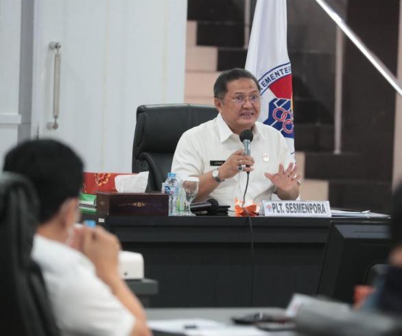 Matangkan Persiapan, Plt Sesmenpora Pimpin Rakor FIBA ASIA Cup 2022