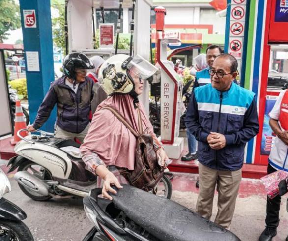 BPH Migas Kawal Pertamina Patra Niaga Sumbagut, Antrean BBM di Medan Terurai