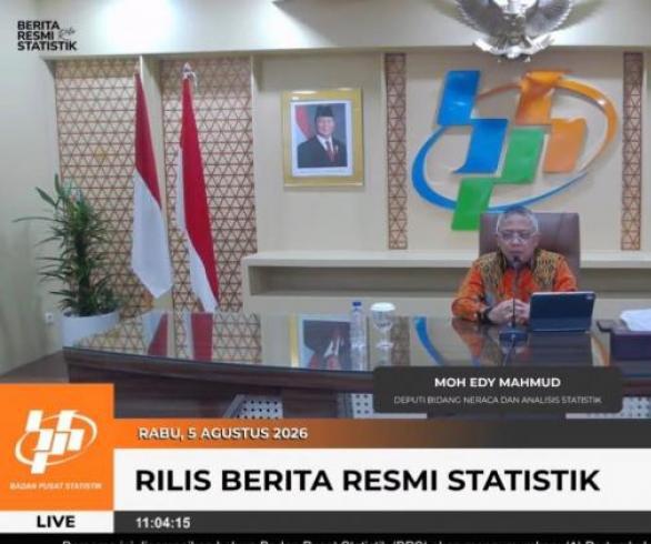BPS: Ekonomi Indonesia Triwulan II 2026 Tumbuh 5,29 Persen