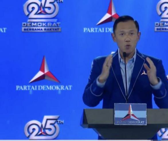 FULL! Pidato Klarifikasi AHY Dalam Acara HUT ke-25 Partai Demokrat