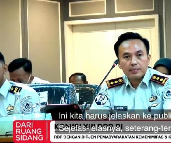 DPR Sentil Kalapas Nonaktif Cibinong: Kok Bisa 3 Tahun Nggak Pasang CCTV?