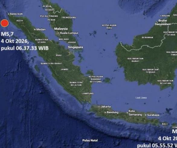 Jarak Waktu Gempa Sumba dan Aceh Tak Sampai 42 Menit, Apakah Ini Gempa Berantai?